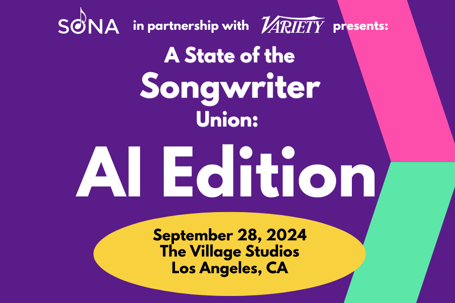 A State of the Songwriter Union: AI Edition. September 28, 2024