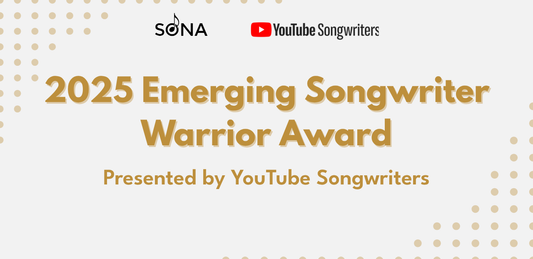 Songwriters of North America (SONA) Introduces the Emerging Songwriter Warrior Award Presented by YouTube Songwriters