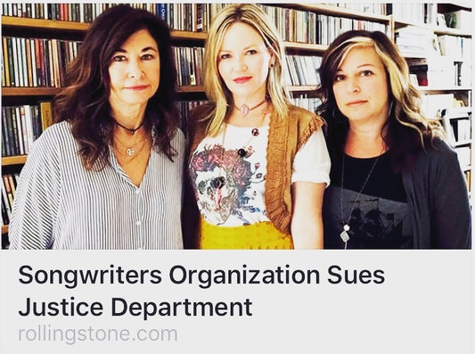 Songwriters Organization Sues Justice Department