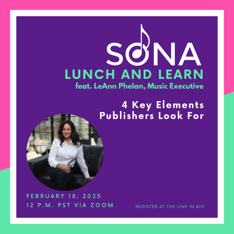 SONA Lunch and Learn featuring LeAnn Phelan
