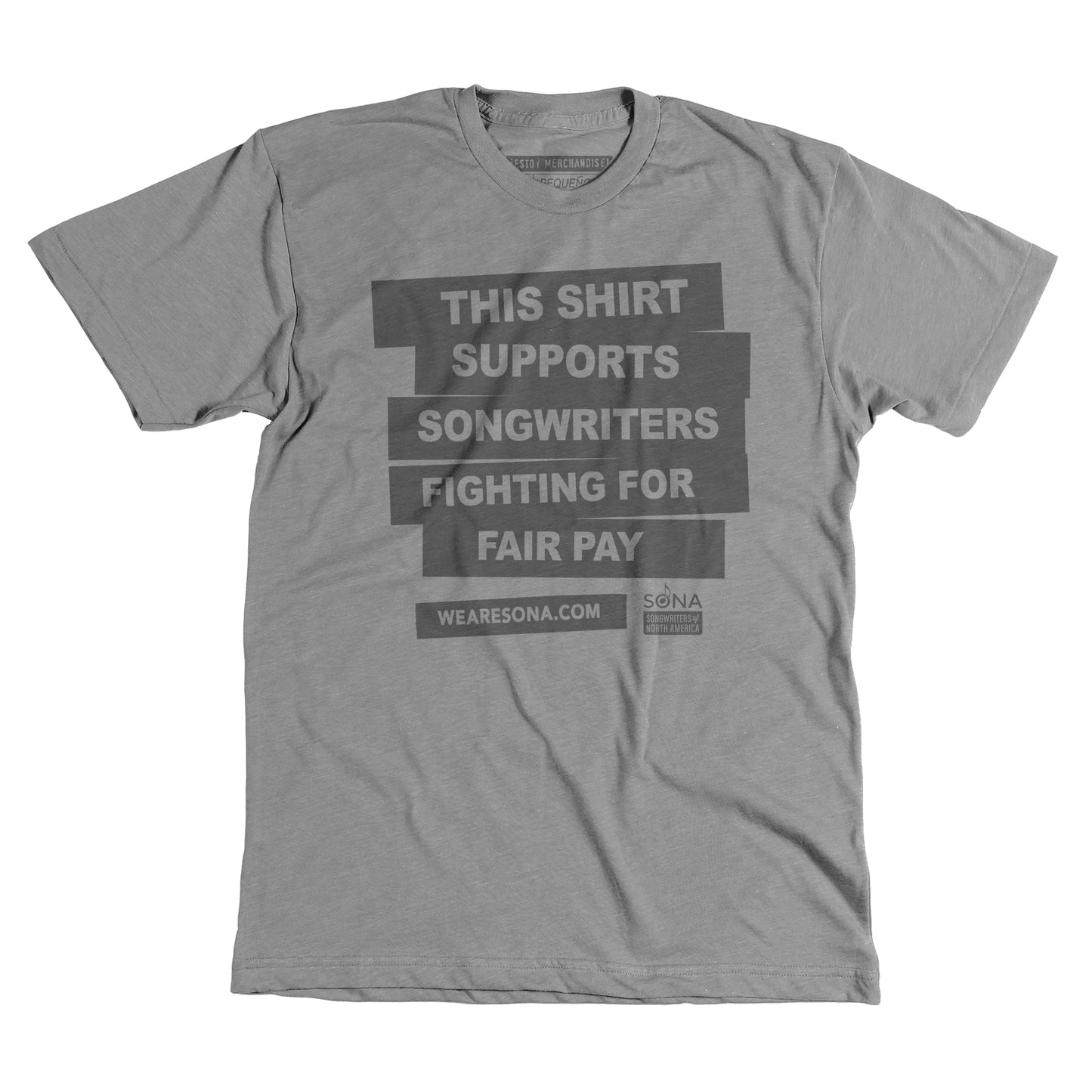 Fair Pay Too! - Gray T Shirt